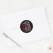 Heart Child Awareness BA Ronde Sticker (Envelop)