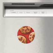 Heart Chip Cookie Magneet (Insitu (Vaatwasser))