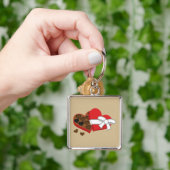 Heart Chocolate Cadebox - Valentijnsdag Sleutelhanger (Hand)