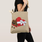Heart Chocolate Cadebox - Valentijnsdag Tote Bag (Dichtbij)