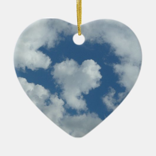 Heart Cloud Heart Ornament (Voorkant)