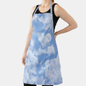 Heart Cloud Sky Foto Textuur Pastel Blue & White Schort (Insitu)