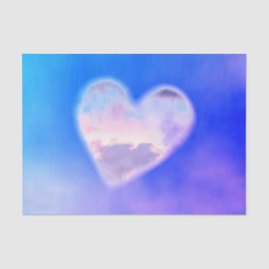 HEART CLOUDS Tissue Paper Tissuepapier (Voorkant)