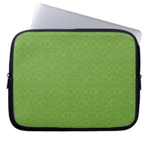 Heart Clover-patroon Laptop Sleeve