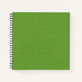 Heart Clover-patroon Notitieboek (Voorkant)