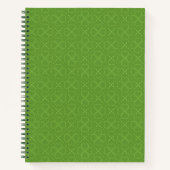Heart Clover-patroon Notitieboek (Voorkant)