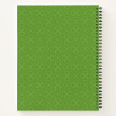 Heart Clover-patroon Notitieboek (Achterkant)
