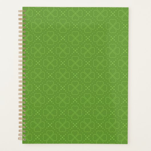Heart Clover-patroon Planner (Voorkant)