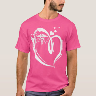 Heart CNA Nurse T-shirt