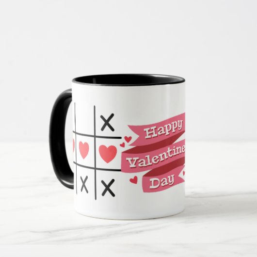 Heart, coffee mug, Valentine's gift Mok (Voorkant links)