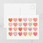 Heart Collage Briefkaart (Voorkant / Achterkant)