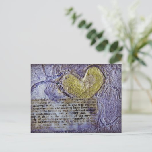 Heart Collage Briefkaart (Staand voorkant)