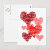 Heart Collage Briefkaart (Voorkant / Achterkant)