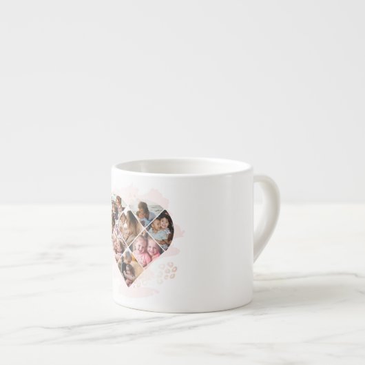 Heart Collage Espresso Kop (Voorkant rechts)