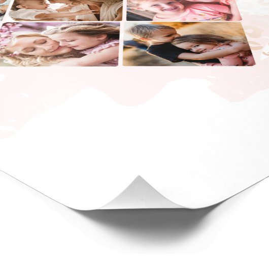 Heart Collage Foto Afdruk (Hoek)