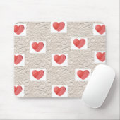 Heart Collage Mousepad Muismat (Met muis)