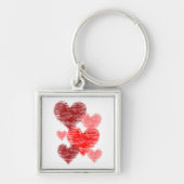 Heart Collage Sleutelhanger (Voorkant)