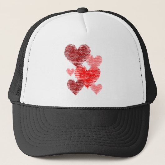 Heart Collage Trucker Pet (Voorkant)