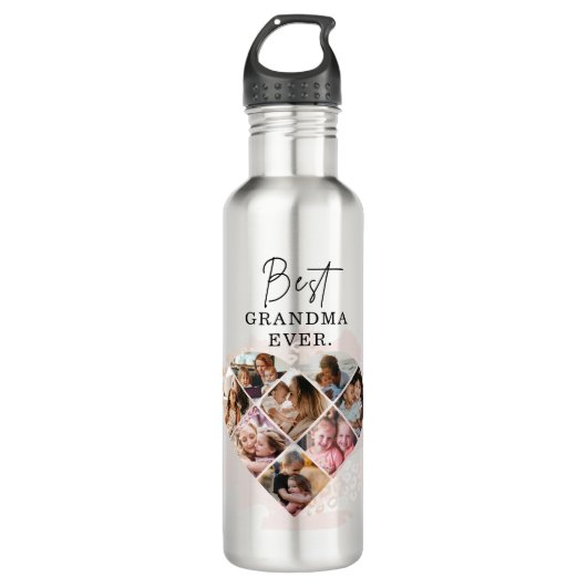 Heart Collage Waterfles