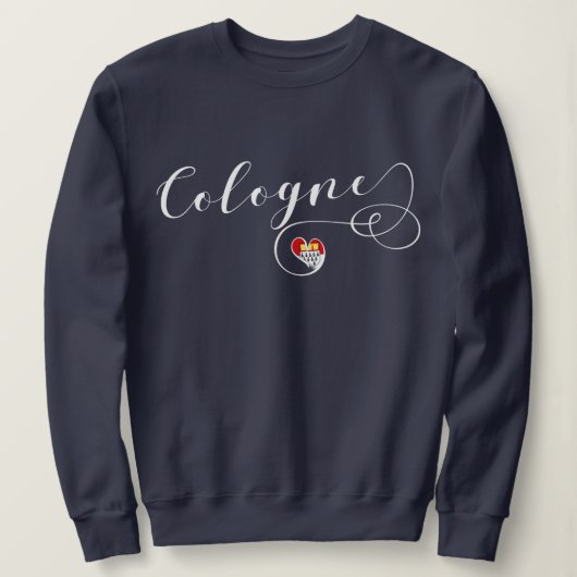 Heart Cologne Sweatshirt (Köln Flag) (Design voorkant)