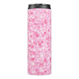 Heart Confetti Pattern – Cute Romantic Celebration Thermosbeker