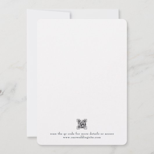 Heart Constellation huwelijksuitnodiging Kaart (Achterkant)