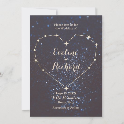 Heart Constellation Kaart (Voorkant)