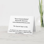 Heart Constellation Kaart (Achterkant)