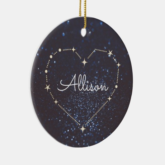 Heart Constellation Keramisch Ornament (Rechts)