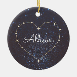 Heart Constellation Keramisch Ornament