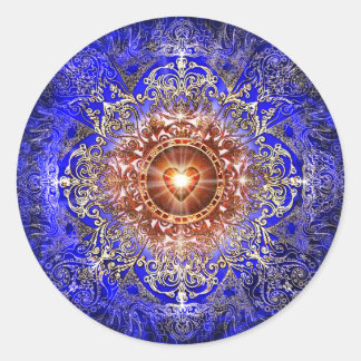 Heart Constellation Ronde Sticker