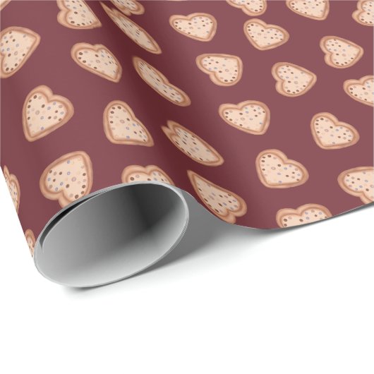 Heart Cookie Cadeaupapier (Rol Hoek)