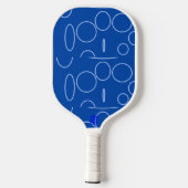 Heart Cool Blue Pickleball Paddle (Achterkant)