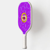 Heart Cool Paarse Pickleball Paddle (Links)