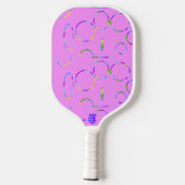 Heart Cool Pink Cool Pickleball Paddle (Achterkant)
