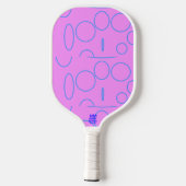Heart Cool Pink Pickleball Paddle (Achterkant)