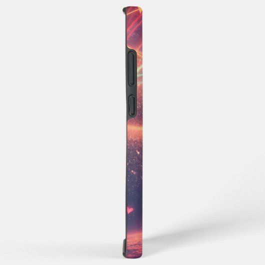 Heart Cosmic Aurora Fantasy Phone Case Samsung Galaxy Hoesje (Rechterkant)