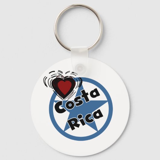 Heart Costa Rica Sleutelhanger (Voorkant)