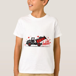 Heart Crasher Monster Truck Valentijn T-shirt