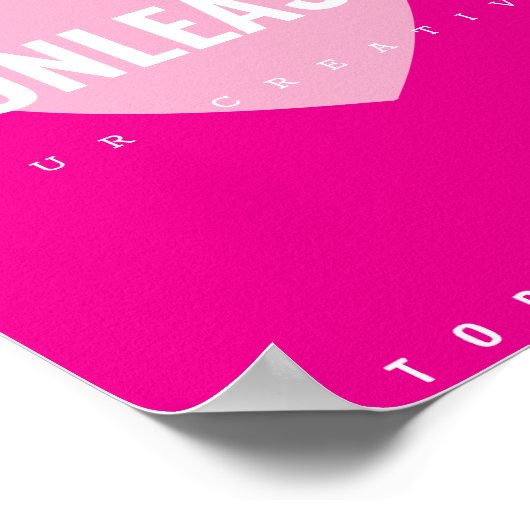 Heart Creativity Poster Artiest Non AI (Hoek)