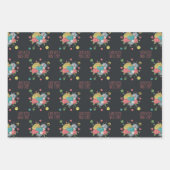 Heart Crochet Pattern Gehakt met Love Inpakpapier Vel (Voorkant 3)