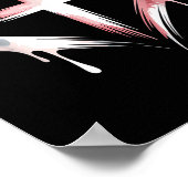 Heart Cross Christian Faith Love  Poster (Hoek)