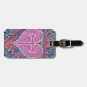 Heart Cross Mandala door Amelia Carrie Bagagelabel (Voorkant horizontaal)