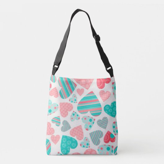 Heart Crossbody Bag Crossbody Tas (Achterkant)