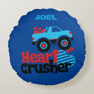 HEART CRUSHER TRUCK PERSONALISEERD SIERKUSSEN! ROU ROND KUSSEN