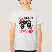 Heart Crusher Valentine's Day Tri-Blend Shirt (Voorkant)