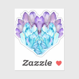 Heart Crystal Sticker