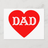 HEART DAD BRIEFKAART (Voorkant)