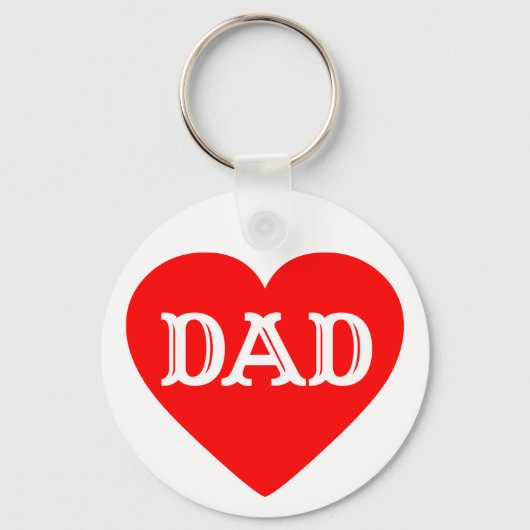 HEART DAD SLEUTELHANGER (Voorkant)