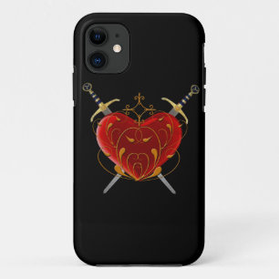 Heart & Daggers iPhone 5G Hoesje